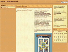 Tablet Screenshot of corsi.pierinodonati.it